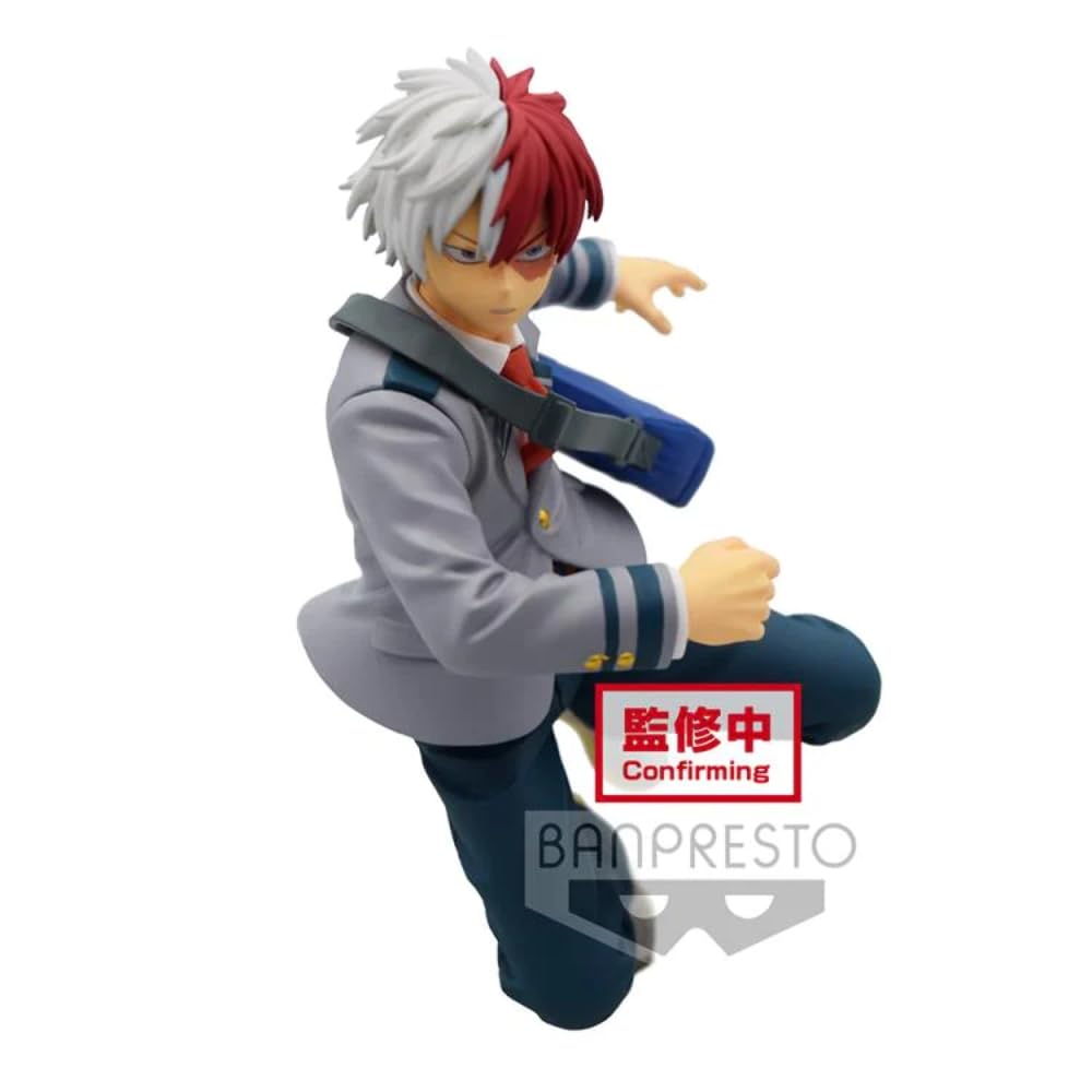Banpresto My Hero Academia Todoroki Figure – BRAVEGRAPH Vol.2 Statue 5.5"