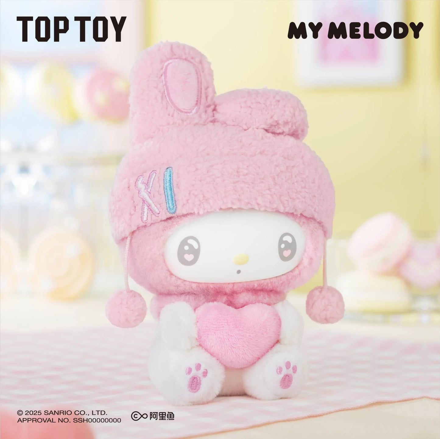 TOP TOY 50th Anniversary Milk Candy Series Plush Keychains Gift Blind Box