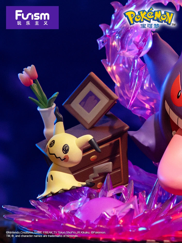 FUNISM Medium-Sized Partner Series Figurine - Gengar & Mimikyu - OtakuPop