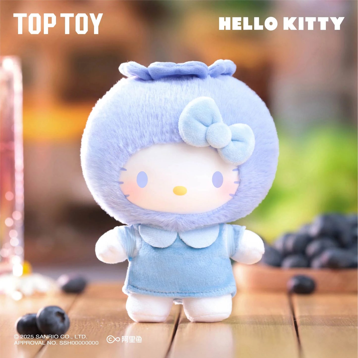 TOP TOY Hello Kitty Fruity Paradise Vinyl Plush Keychain Gift Blind Box