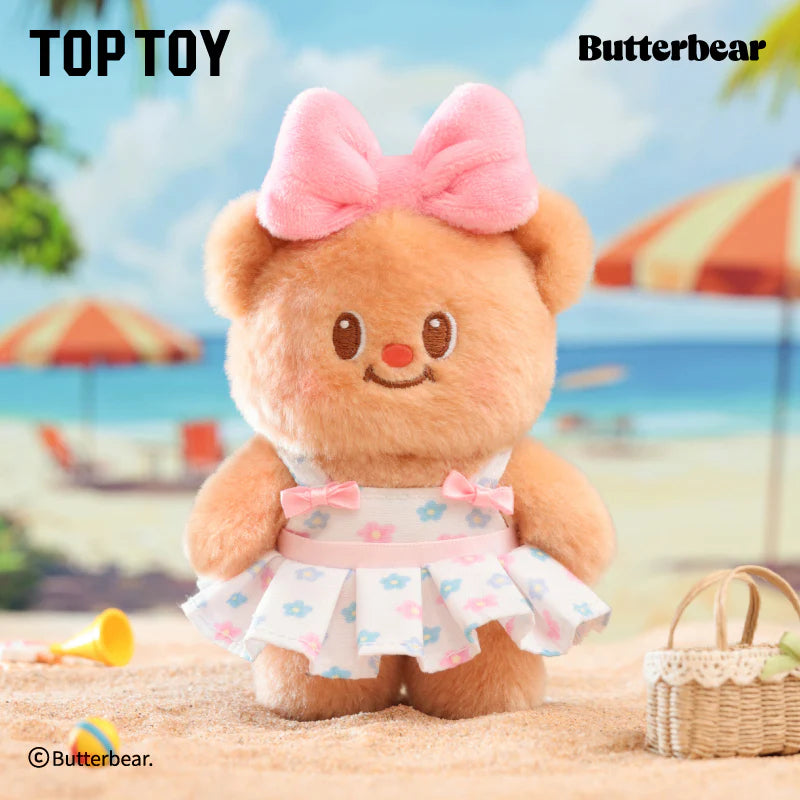 TOP TOY Butterbear Versatile Wardrose Plush Keychains Gift Blind Box