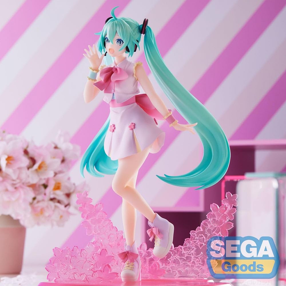SEGA Luminasta Hatsune Miku Sakura Miku Omutatsu Ver. Figure