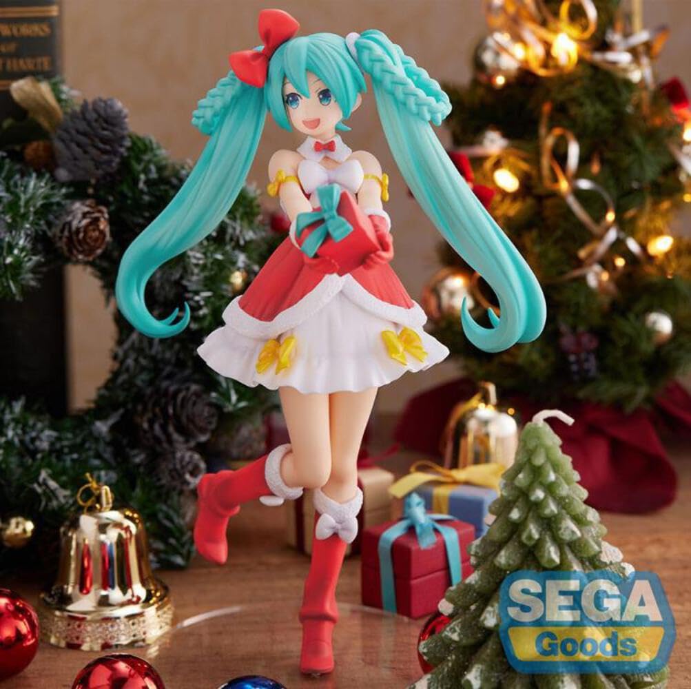 100% Authentic SEGA Hatsune Miku Christmas 2022 SPM Figure US Stock