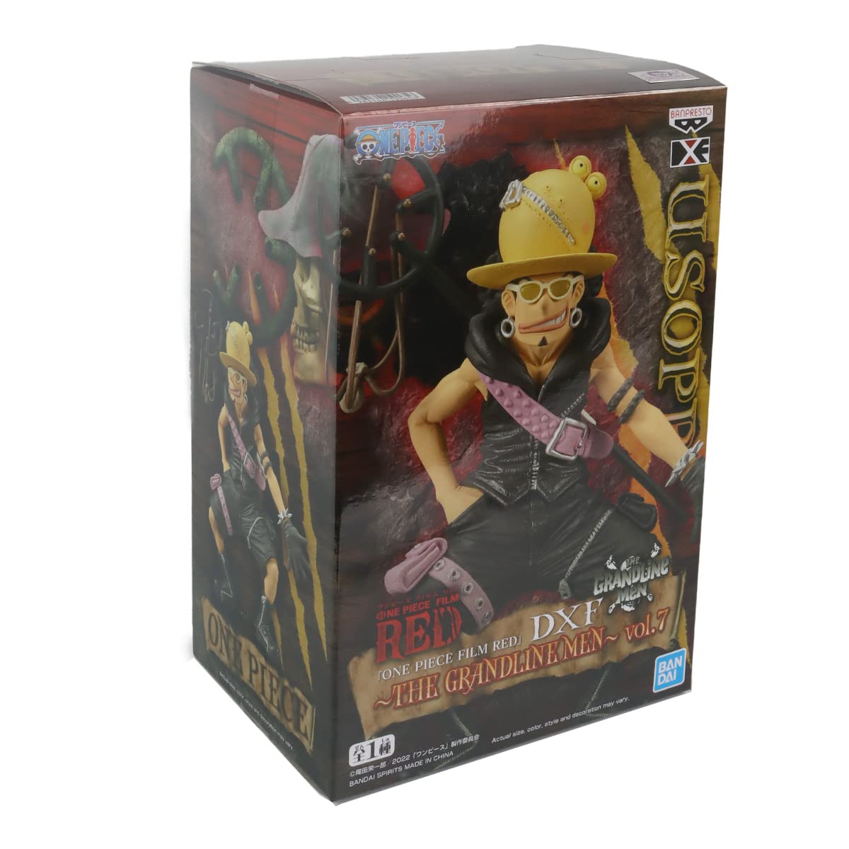 Banpresto One Piece Film Red DXF The Grandline Men Vol. 7 Usopp Figure Statue New