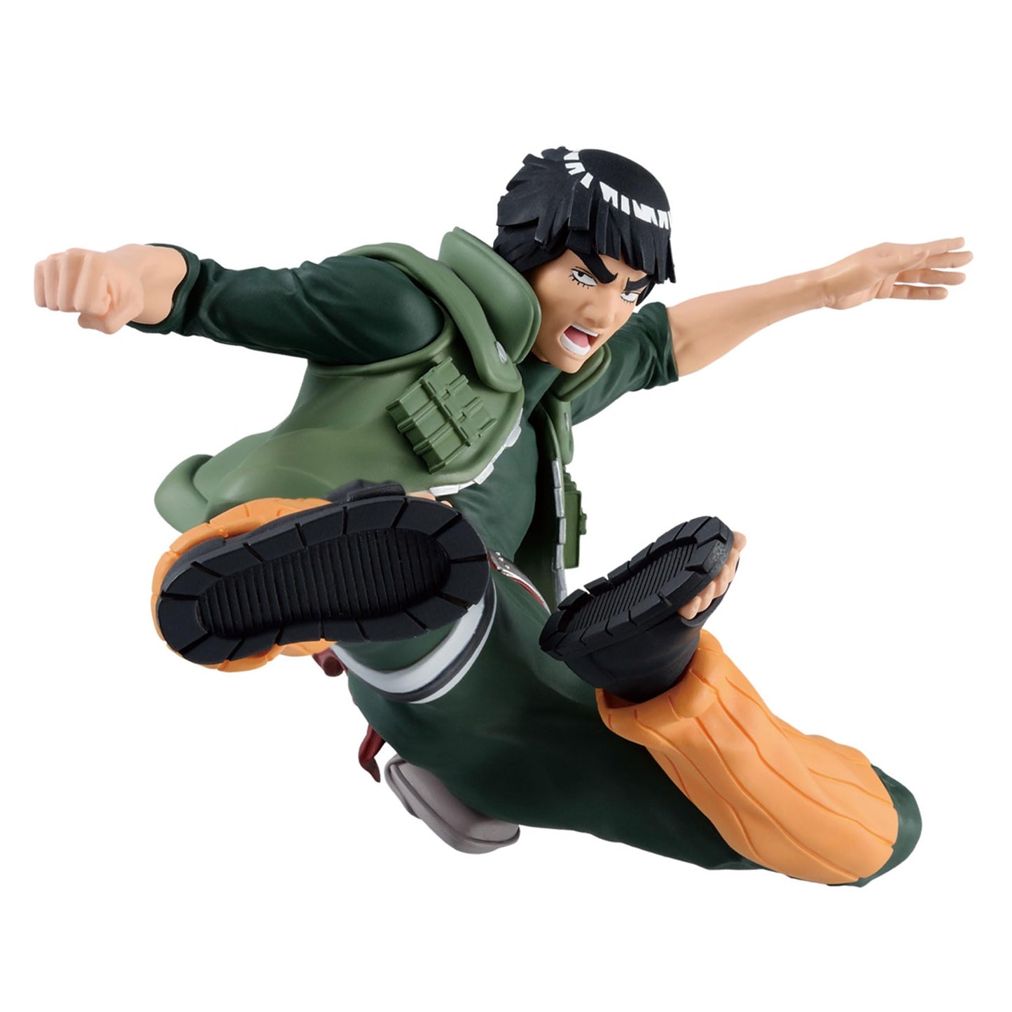 Banpresto Naruto Vibration Stars Might Guy Figure – Authentic Anime Statue 5.9"