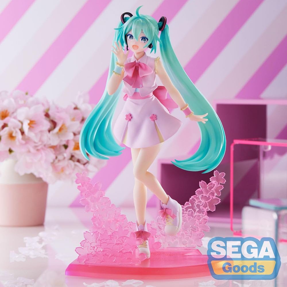 SEGA Luminasta Hatsune Miku Sakura Miku Omutatsu Ver. Figure