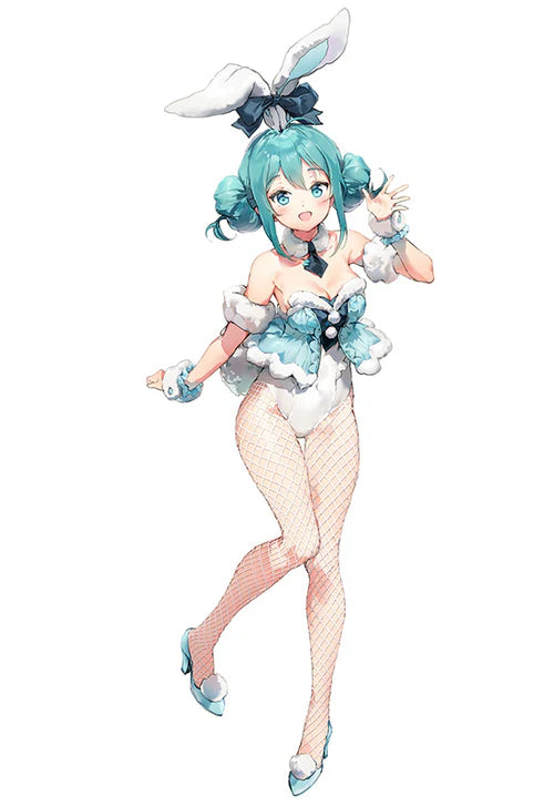 Hatsune Miku – White Bunny Pearl Color Ver. | FuRyu BiCute Bunnies Figure