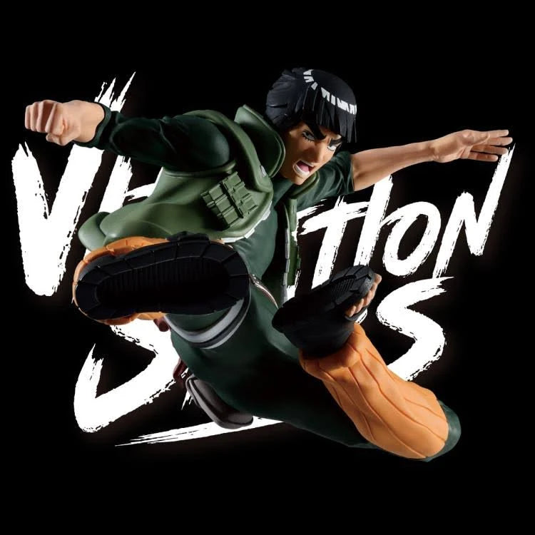 Banpresto Naruto Vibration Stars Might Guy Figure – Authentic Anime Statue 5.9"