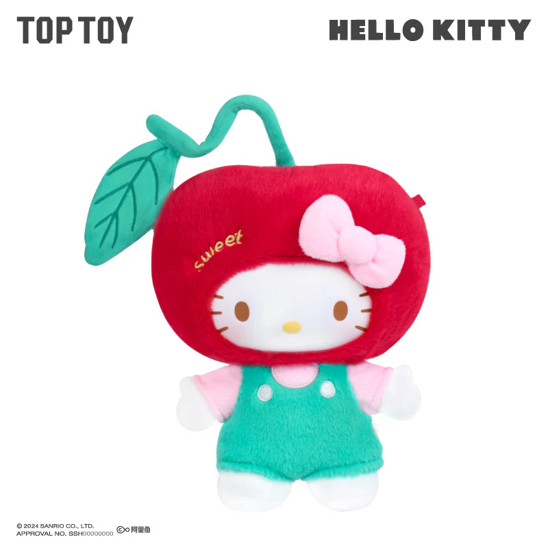 TOP TOY × Sanrio Hello Kitty Cherry Vinyl Plush 7" – Box Damage Discount