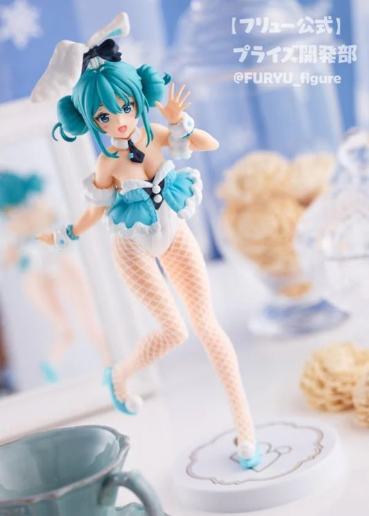 Hatsune Miku – White Bunny Pearl Color Ver. | FuRyu BiCute Bunnies Figure