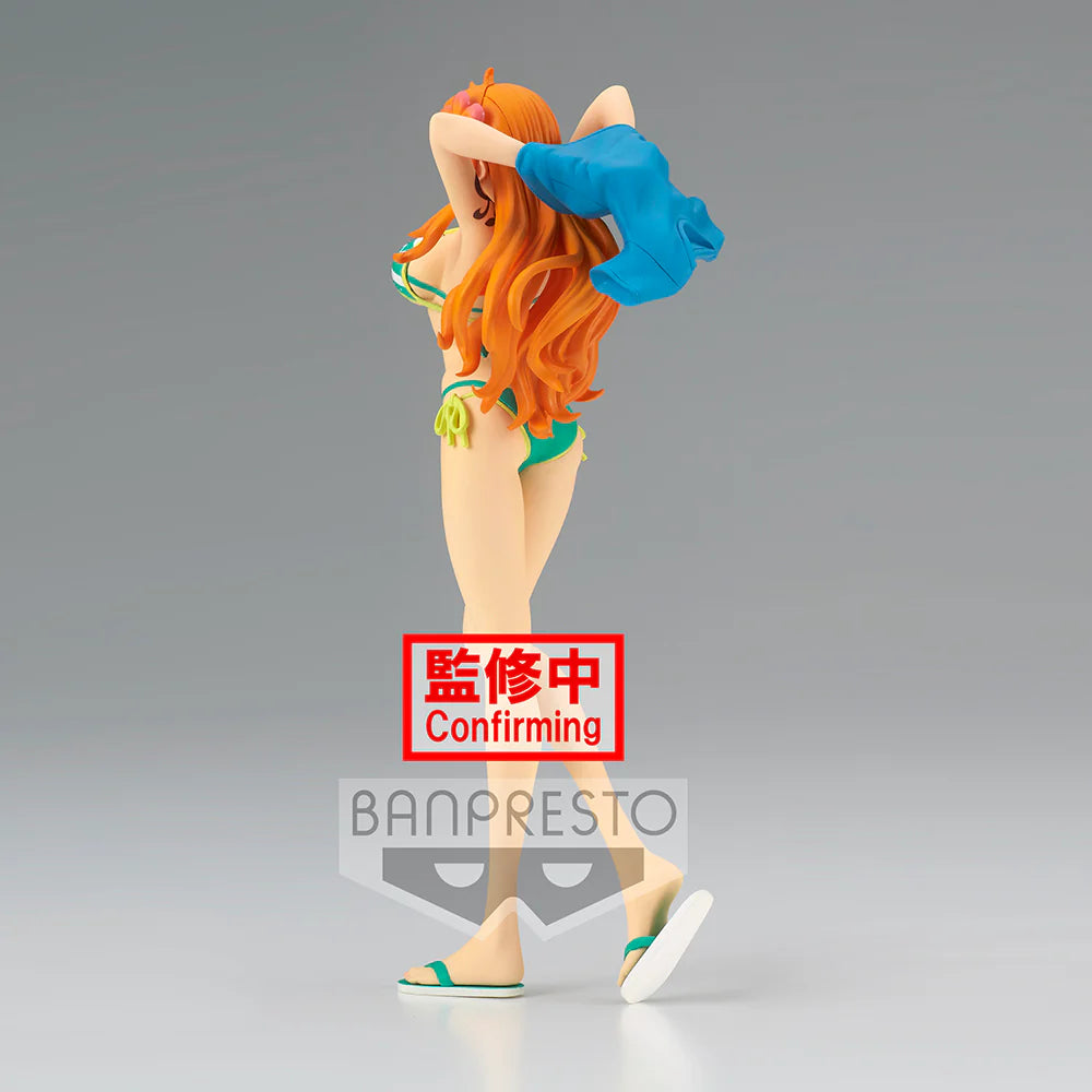 BANPRESTO ONE PIECE - GRANDLINE GIRLS ON VACATION - NAMI - A:Green ver. - OtakuPop