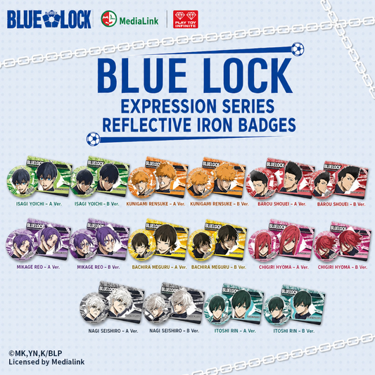 Blue Lock Can Badge Blind Pack + Character Card Reflective Series