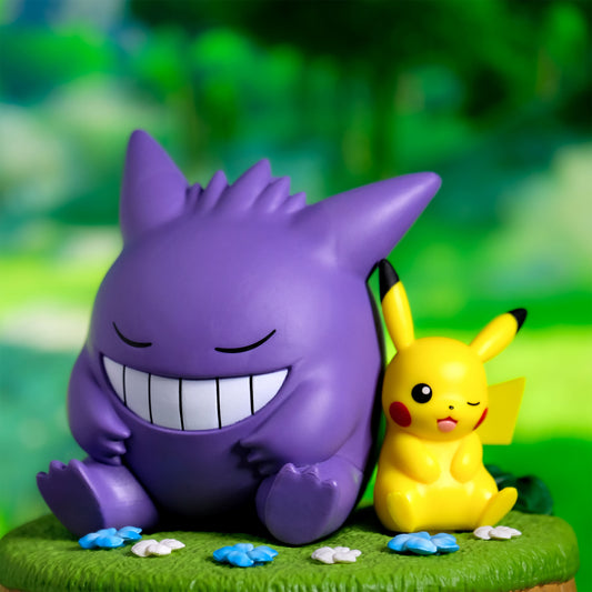 BANPRESTO Pocket Monsters - Relaxing time - Pikachu & Gengar OPEN BOX