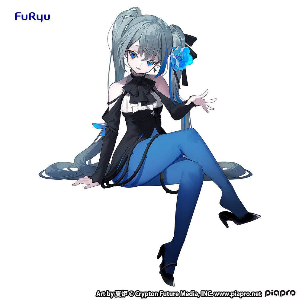 FuRyu HATSUNE MIKU Noodle Stopper Figure Flower Fairy BLUE ROSE