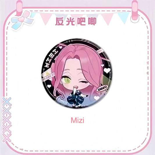 Alien Stage New Year Eve Season Reflective Badge Anime Surprise Blind Box