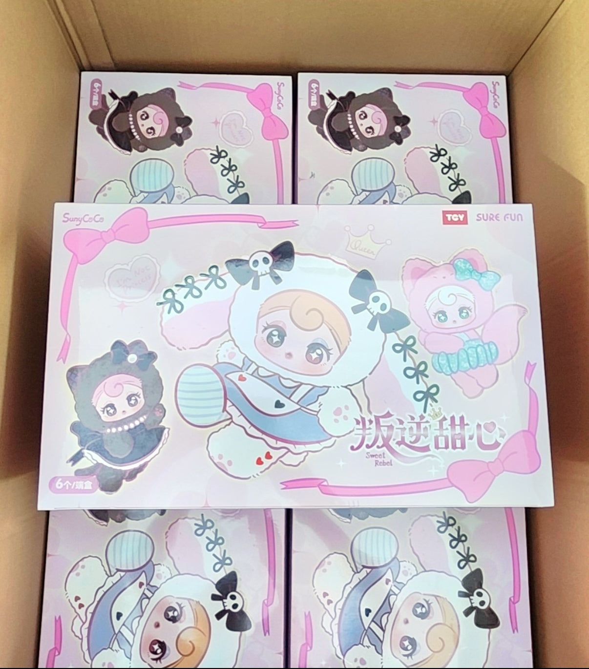 TOP TOY SUREFUN SunyCoco Rebellious Sweetheart Plush Doll Blind Box Series