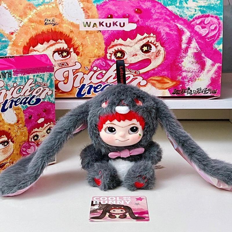Letsvan Wakuku Blind Box Plush Toys - Fox & Bunny Trick Or Treat Series US Seller | Authentic