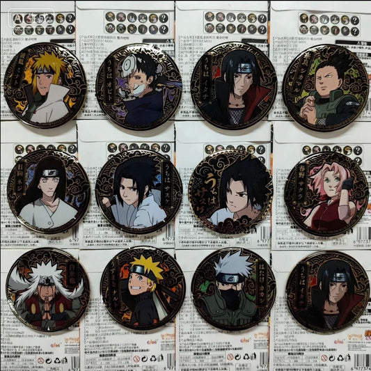 EAKI Naruto Shippuden 58mm Tinplate Button Pin Badge Blind Bag Random US Seller