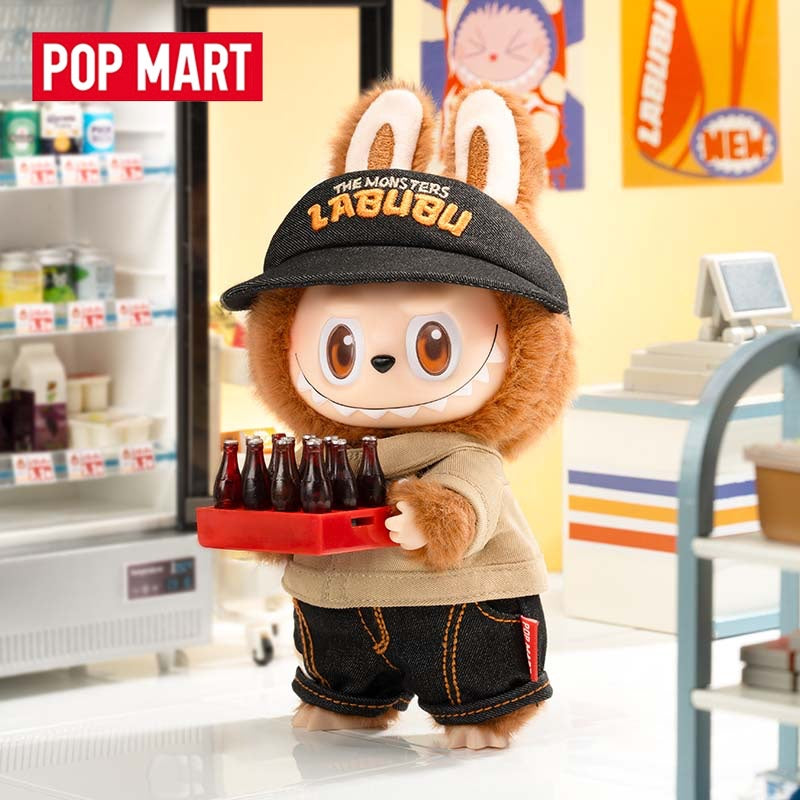 Pop Mart Vinyl Plush Doll - The Monster Labubu Wacky Mart Staff Series US Seller | Authentic