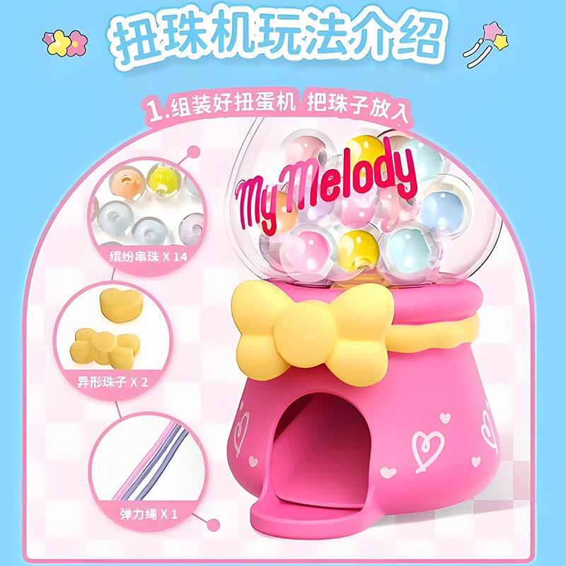 Sanrio Mini Gumball Machine Bracelet Blind Box My Melody Kuromi Hello Kitty