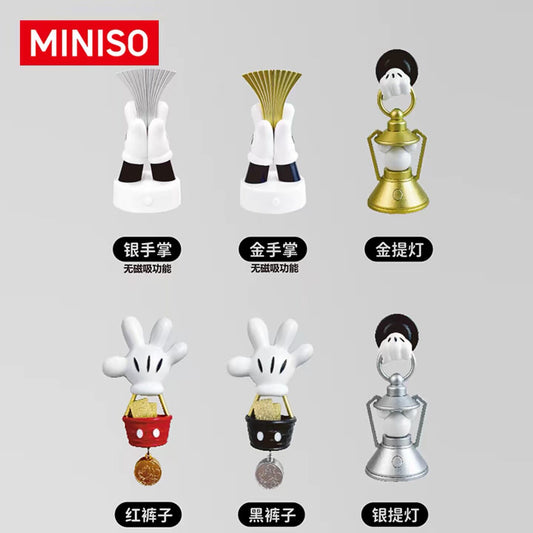 MINISO Disney Mickey Magnetic Night Light Blind Box Hand of Fortune Series