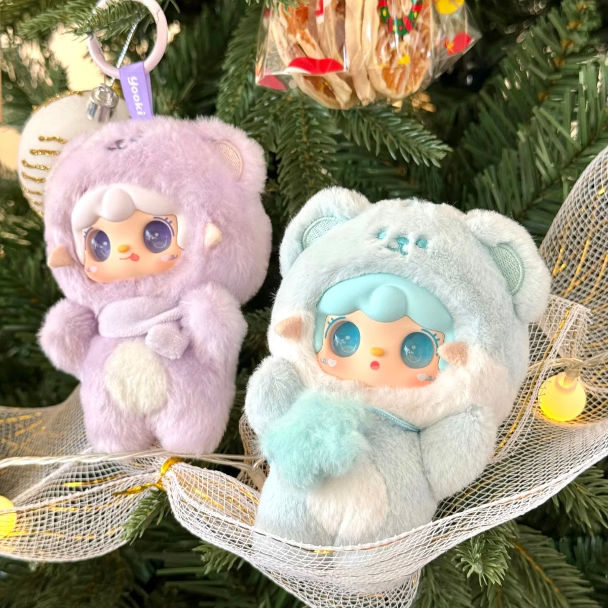 Yooki Take a Bite of Bear Blind Box Plush Keychain Blind Box Cute Collectible