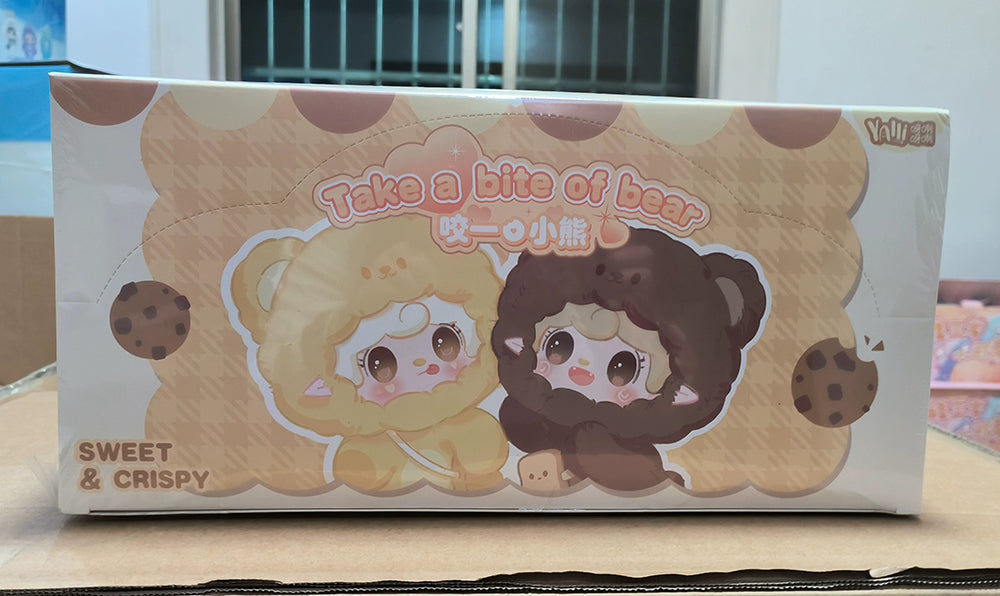 Yooki Take a Bite of Bear Blind Box Plush Keychain Blind Box Cute Collectible