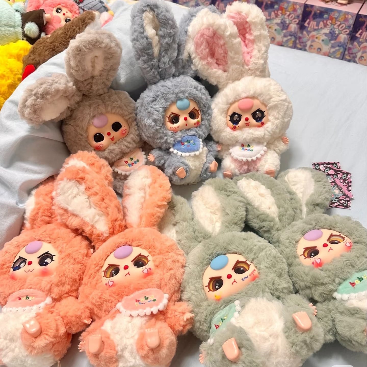 Baby Three Lily Rabbit Town Plush Blind Box – 8 Reg + 2 Secret | US Seller