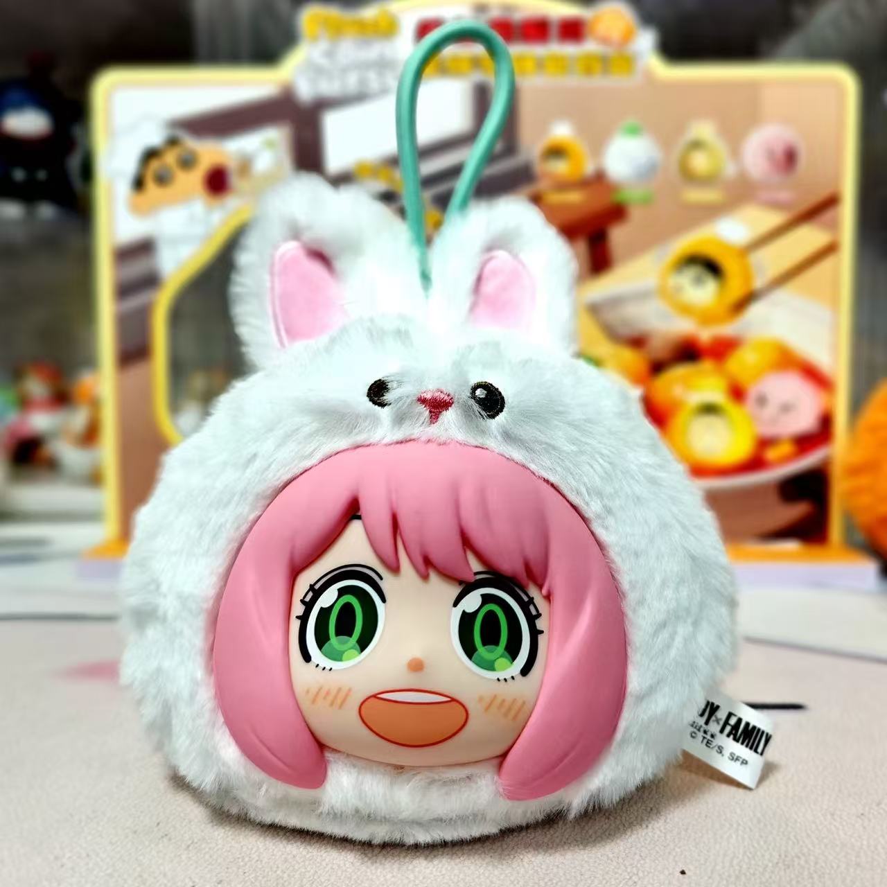 EAKI SPY x FAMILY Anya Animal Party Plush Keychain Blind Box Mystery Collectible Toy