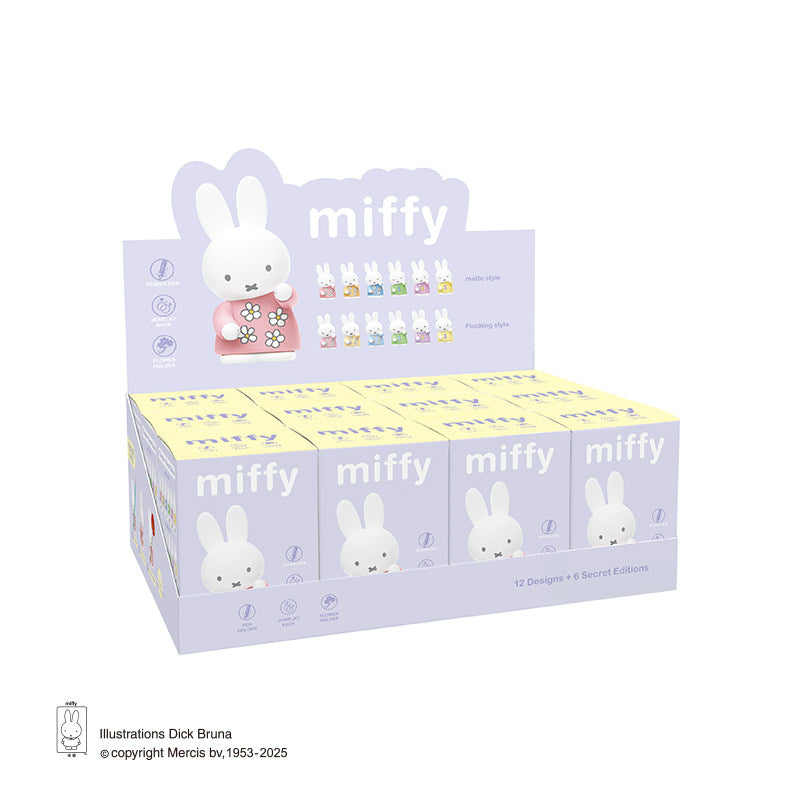 Miffy Holder Series Blind Box Figure Desk Organizer Pen/Jewelry Rack Collectible PVC