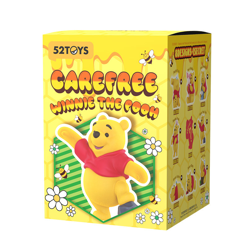52TOYS Carefree Winnie the Pooh Blind Box Figure Series 3.5 in PVC Collectible