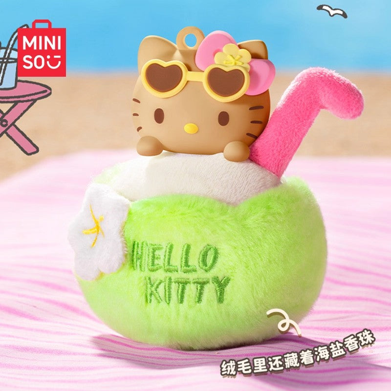 MINISO Hello Kitty Summer Tan Series Plush Air Freshener Blind Box