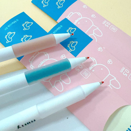 M&G Miffy Gel Pen 0.5mm Black Ink Quick Dry Cute Click Pen