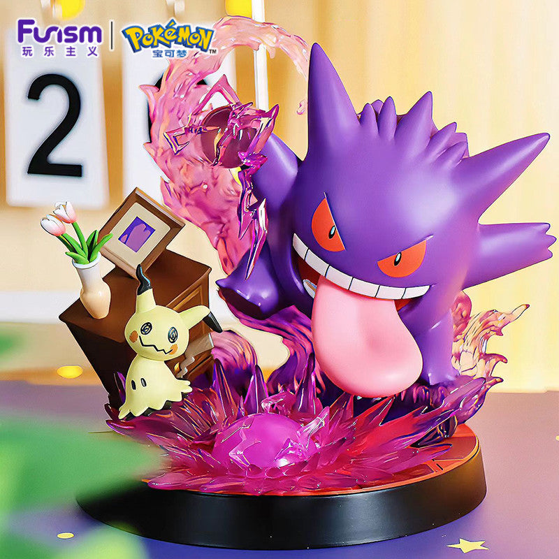 FUNISM Medium-Sized Partner Series Figurine - Gengar & Mimikyu