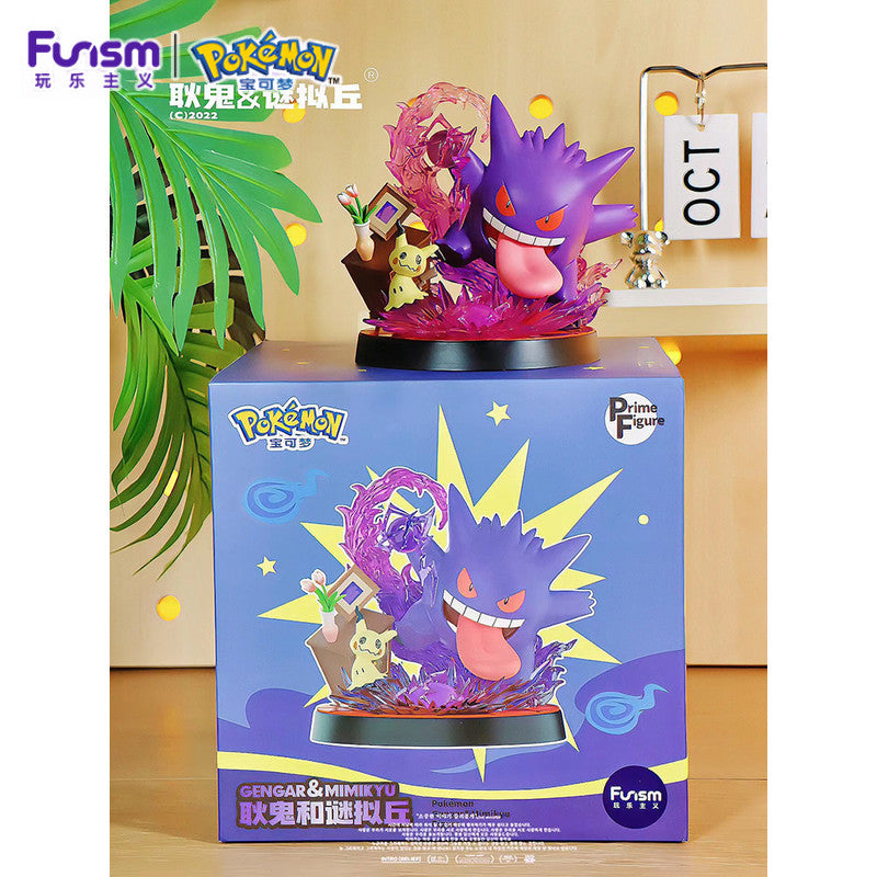 FUNISM Medium-Sized Partner Series Figurine - Gengar & Mimikyu