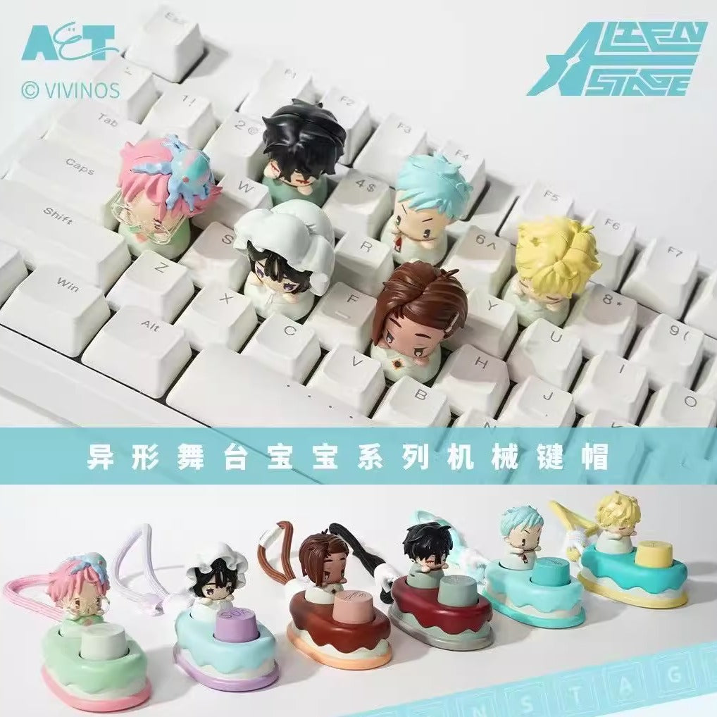 Alien Stage Baby Series Keycap Blind Box (Cherry MX) – US Seller Fast Ship