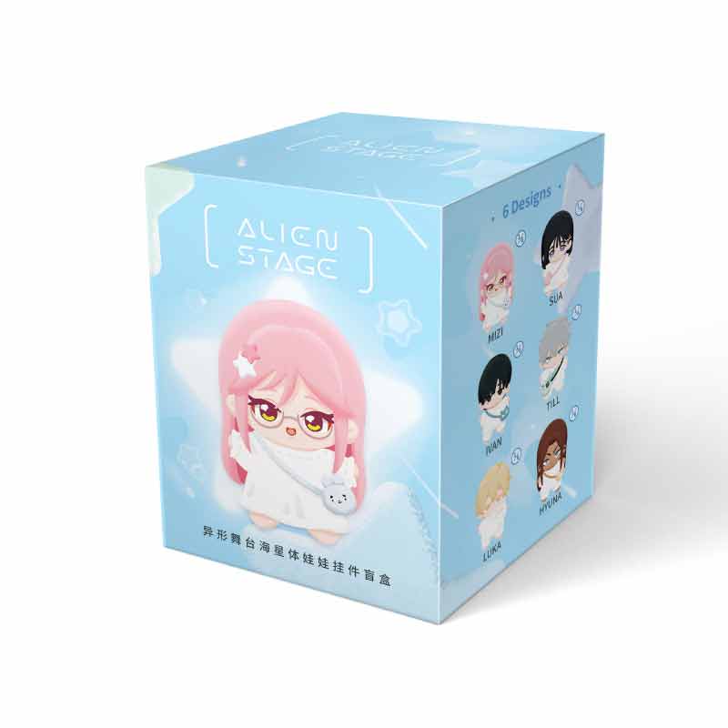 Alien Stage Anime Star Series Mystery Blind Box Keychains Chibi Plush Bag Charm