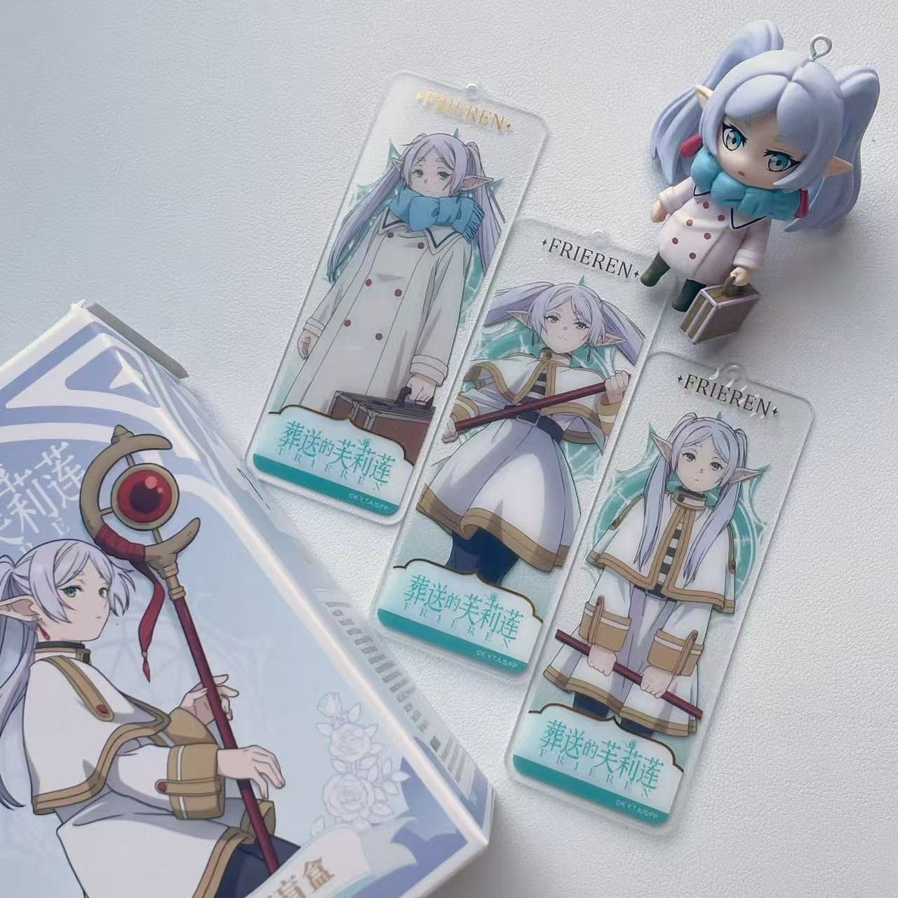 Frieren Chibi Keychain Blind Box 2.6 in – Official PVC | US Seller