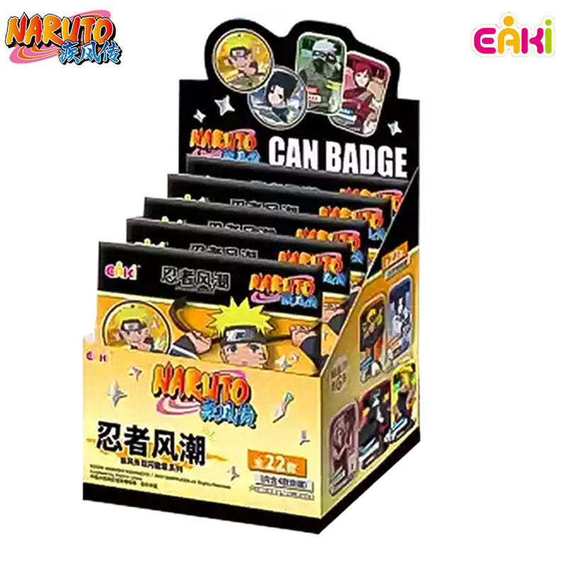 EAKI Naruto Shippuden Double Glitter Can Badge Blind Box Series 2 Fast US Ship