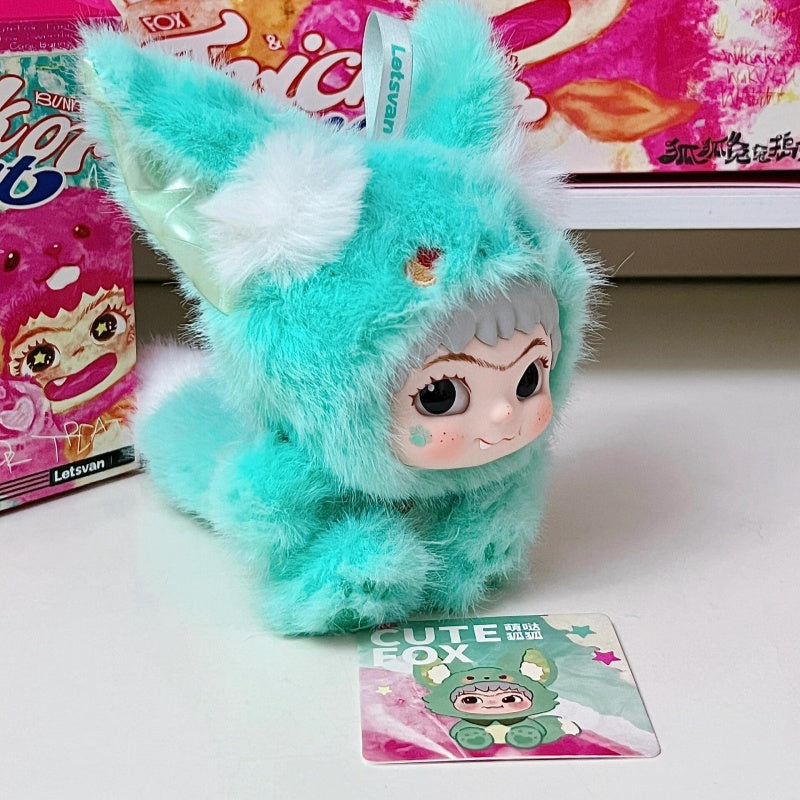 Letsvan Wakuku Blind Box Plush Toys - Fox & Bunny Trick Or Treat Series US Seller | Authentic