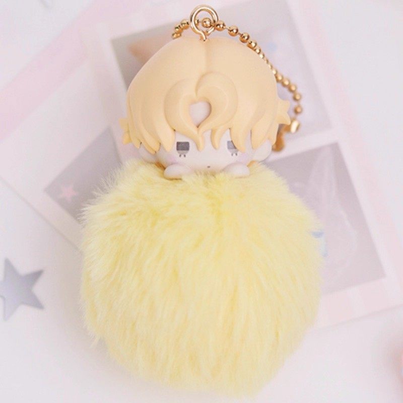 Alien Stage Plush Pom Pom Keychain Blind Box AET Free Stage Bag Charm
