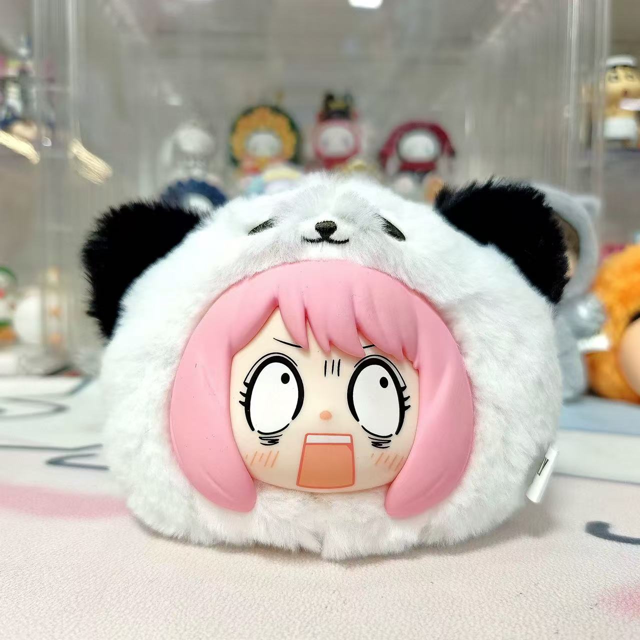 EAKI SPY x FAMILY Anya Animal Party Plush Keychain Blind Box Mystery Collectible Toy
