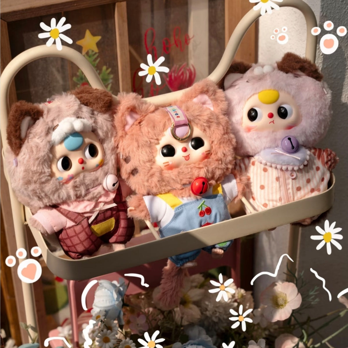 Baby Three “Kitten Wardrobe” Plush Blind Box (12 Styles) – US Seller