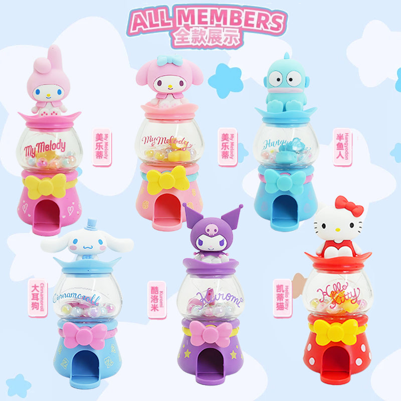 Sanrio Mini Gumball Machine Bracelet Blind Box My Melody Kuromi Hello Kitty