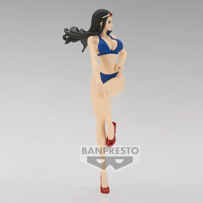 BANPRESTO ONE PIECE - GRANDLINE GIRLS ON VACATION - NICO ROBIN - A:Blue ver. - OtakuPop