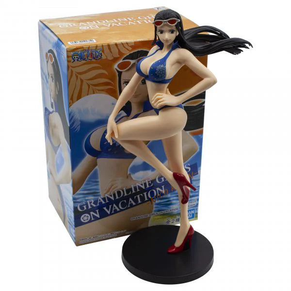 BANPRESTO ONE PIECE - GRANDLINE GIRLS ON VACATION - NICO ROBIN - A:Blue ver. - OtakuPop