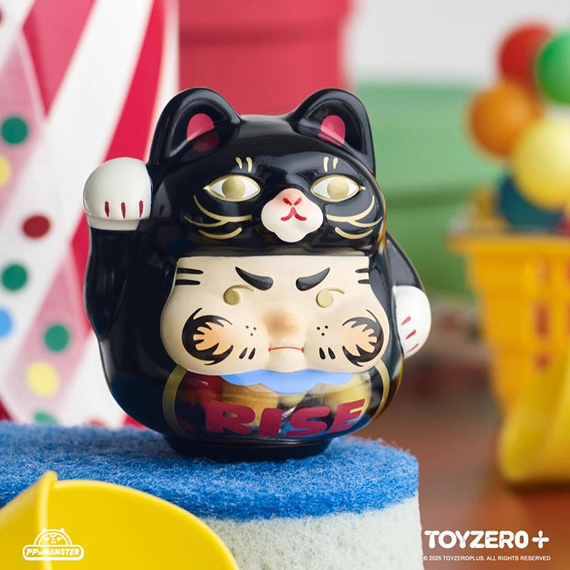 PP x MONSTER Sparkle Lucky Kitten Blind Box Daruma | Luck & Wealth | US