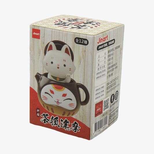 Jinart Tea Fox Daruma Blind Box Series 2 – Cute PVC Figure