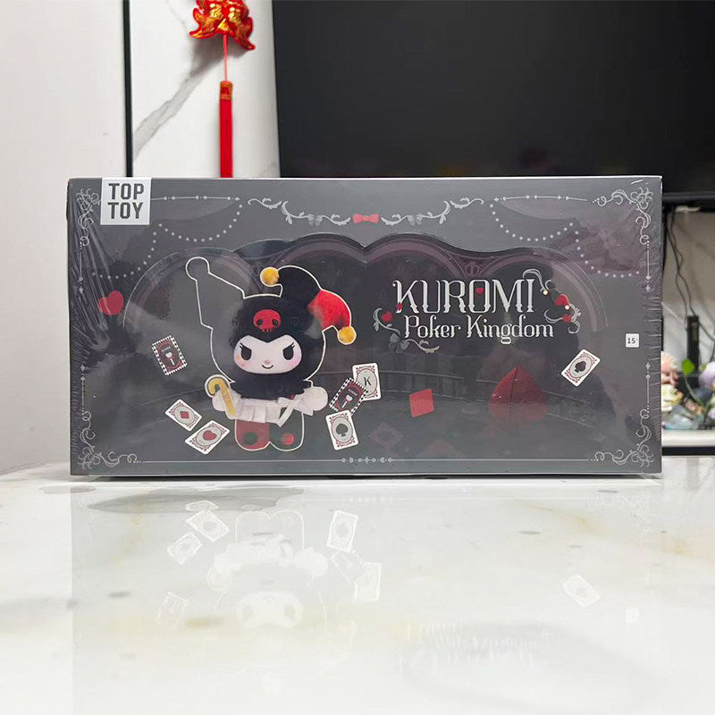 TOPTOY Sanrio Kuromi Poker Kingdom Plush Keychain Blind Box