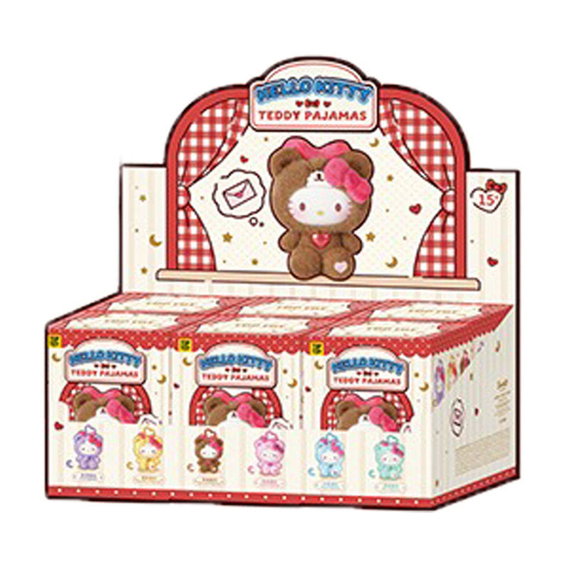 TOPTOY Hello Kitty Teddy Pajamas Plush Keychain Blind Box (Random) – Sanrio